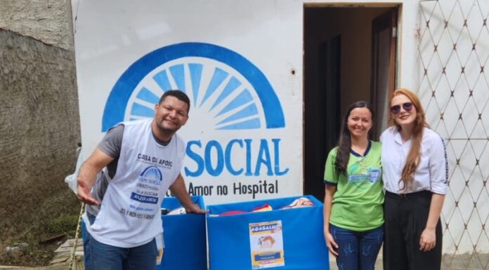 Campanha do consórcio Santa Maria arrecadou agasalhos para instituição social