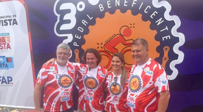 Veneziano participa de Pedal Solidário de Boa Vista em favor do Hospital da Fap