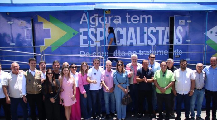 SES integra lançamento da Carreta “Agora Tem Especialistas” e fortalece parceria com Ministério da Saúde